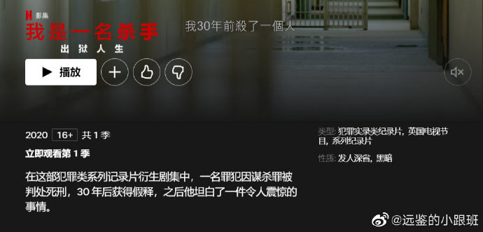 我是一名杀手:出狱人生第一季